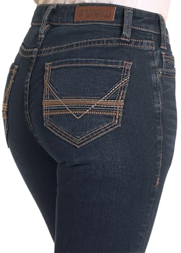 Rock & Roll Raised Embroidered Riding Jeans4