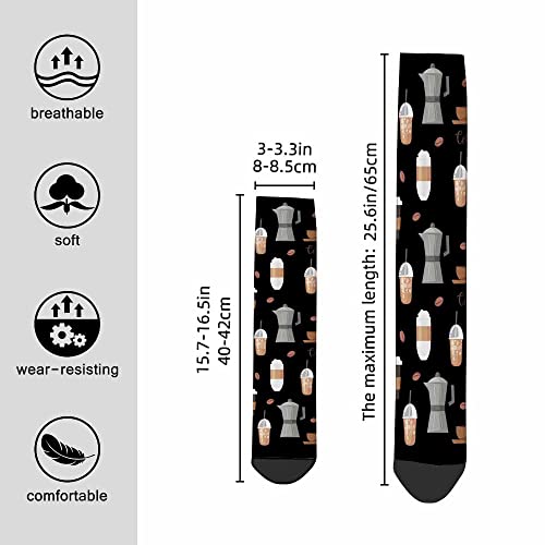 Image of Pehede Socks Mens Fun Dress Socks for Women Funny Novelty Crazy Design Socks