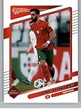 2021-22 Donruss Road to Qatar #118 Bruno Fernandes Portugal Official Soccer Trading Card in Raw (NM or Better) Condition