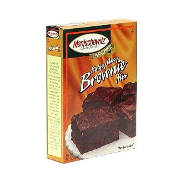 Manischewitz, Brownie Mix, Fudgey Gooey, 14.1 Ounce