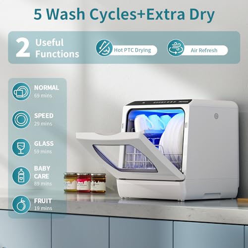 Airmsen TDQR03 Portable Countertop Dishwashers thumb #1