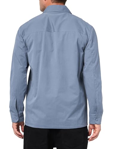 PAIGE Men's Delman Sueded Nylon Shirt Jacket3