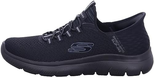 Skechers Men's Ultra Flex 3.0 Right Away Hands Free Slip-in Sneaker Loafer, Black, 8 | Image 1