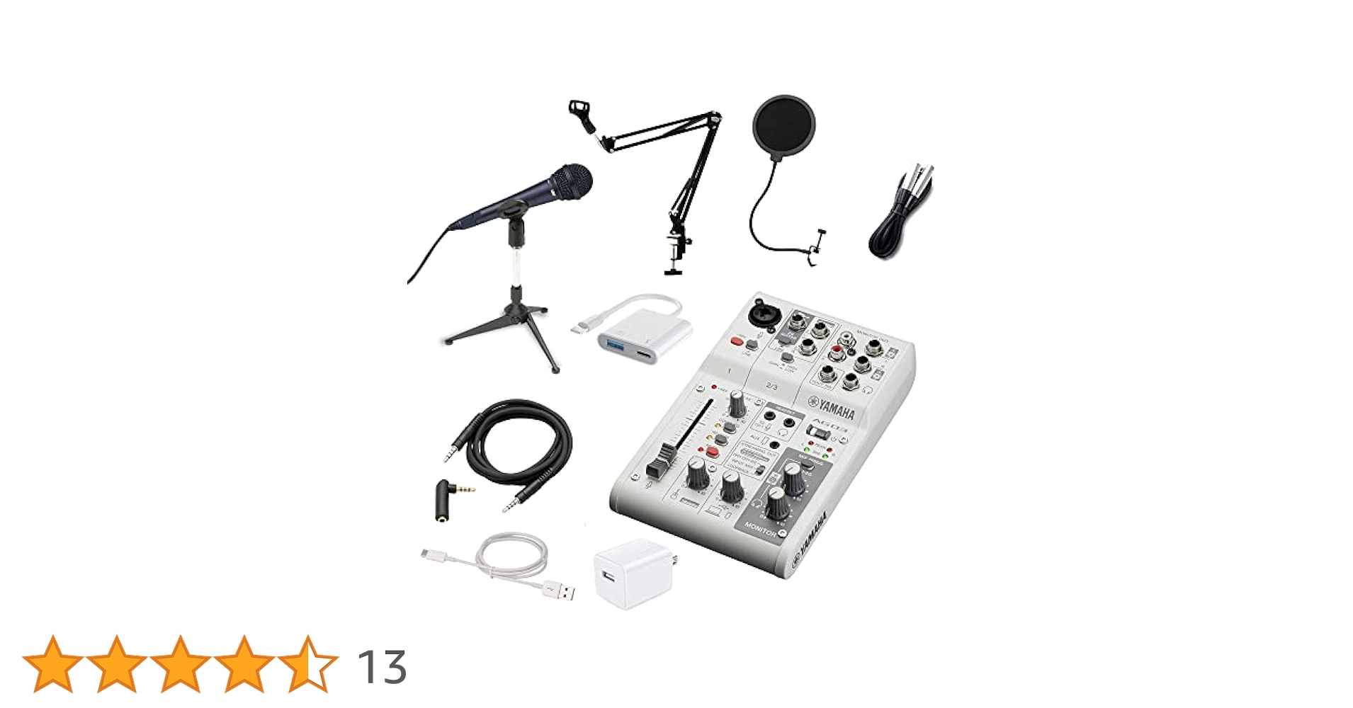 Amazon.co.jp: YAMAHA AG03MK2 配信セット (ダイナミックマイク+