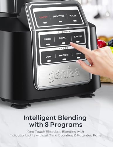 Image of Ganiza Smoothie Blender Max 1800W, Professional Blenders for Kitchen