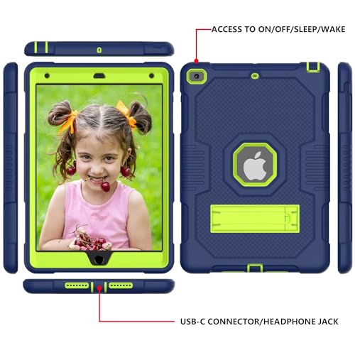 Coque iPad 10.2 antichoc double couche WESB2 protection tablette robuste - 4