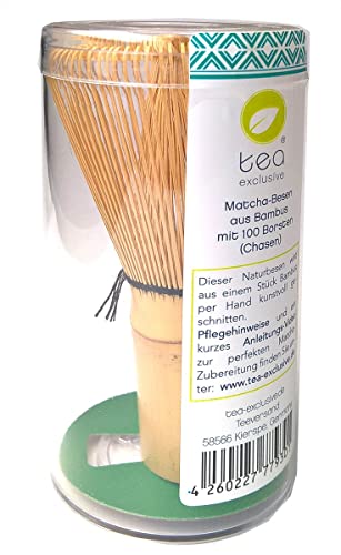 Matcha Besen Tea Exclusive – Handgefertigt aus Natur-Bambus