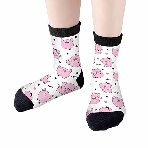 Image of Crew Socks for Woman Size 6-8 Tropical Wildlife Bright Teal Girls Socks