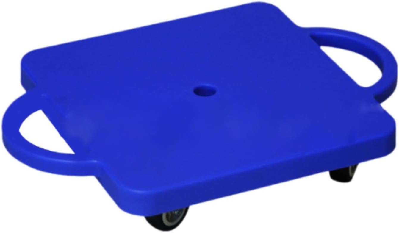 Sports Scooter Board with Handles Sitting Scooter Square Multifunctional Physical Education for Homeschool Outdoor Activities