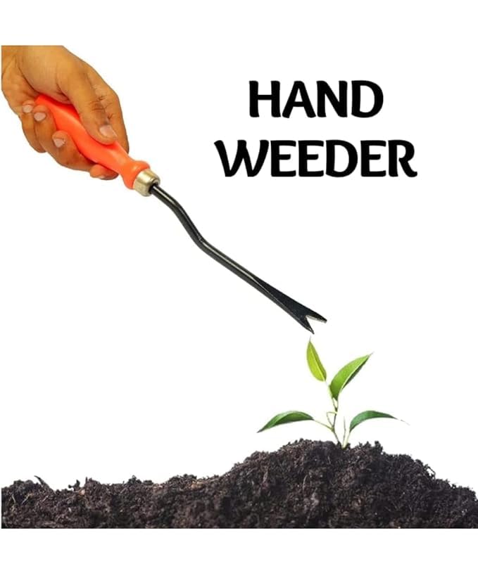 Leafypets Heavy Duty Single Prong Weeder Tool, Weeder for Agriculture Weed removel Tool, Gardening Tools, for Home Garden Rust Free Weeding Tool Durable Hand Weeder for Garden Pack of 1. - Image 3 thumbnail