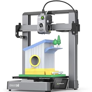 Creality Hi 3D Drucker 2025, 500 mm/s max. Hochgeschwindigkeit, 260×260×300 mm, Auto-Leveling, mit Kamera & Filamentsensor, vormontiert, anfängerfreundlich