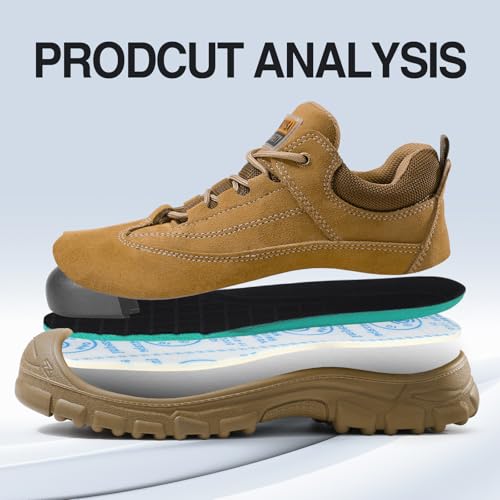 Steel Toe Shoes for Men Work Shoe for Men Industrial Construction Safety Shoes Sneakers4
