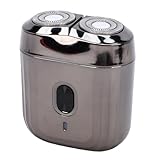 UPALDHOU Reise-Bartschneider, Waschbarer, Wiederaufladbarer, Tragbarer Elektrischer Taschen-Bartschneider für Gesichtsschnurrbart