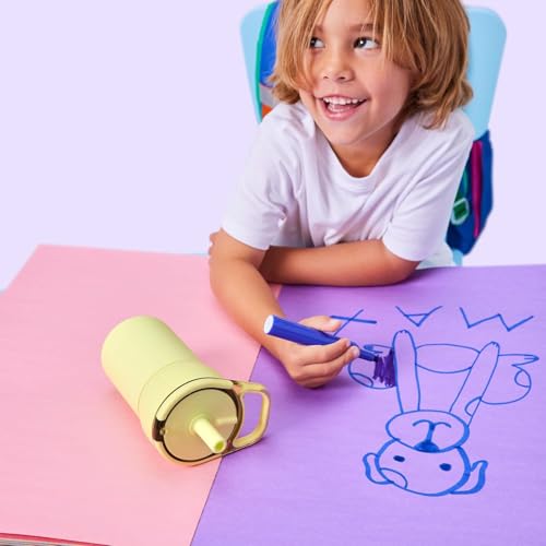Image of BruMate Leap 12oz 100% Leakproof Kids Tumbler with Handle and Silicone Soft Straw | Drop Resistant Silicone Sleeve | For Kids 4+ | Insulated Stainless Steel | Cup Holder Friendly | 12oz (Zebra)