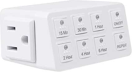 BN-LINK Indoor Countdown Timer with Repeat Function, Heavy Duty Accurate
