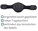 Reitsport Amesbichler Kurzgurt Butterfly Länge 55 cm, schwarz Dressurgurt Rainer Gurt 5-10 cm LÄNGER BESTELLEN