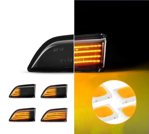 Intermitente lateral dinámico XC60 08-13 luz retrovisor ámbar LED 6
