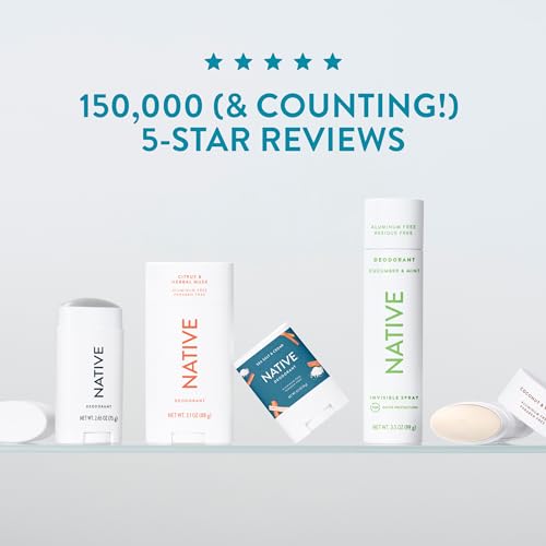 Native Aluminum-Free Deodorant for Women & Men, Ocean & Timber, 2.65oz | Contains Naturally Derived Ingredients | 72-Hour Odor Control | Smooth Glide & Odor Fighting Formula | Vegan & Cruelty-Free - image 8