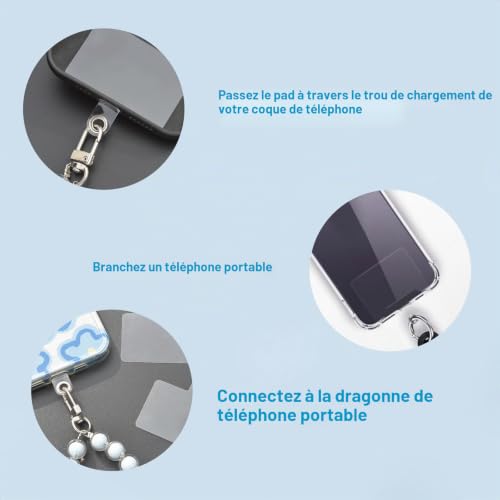 WangChaoJiu 50 Pièces Languette Attache Telephone – vue 5