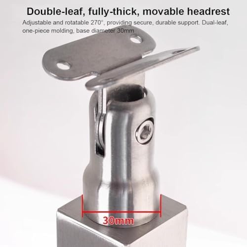 Stainless Steel Glass Railing Posts with Clamps for Balcony, Deck, Stairs, Pool & Garden - Durable Safety Solution for Modern Outdoor Spaces