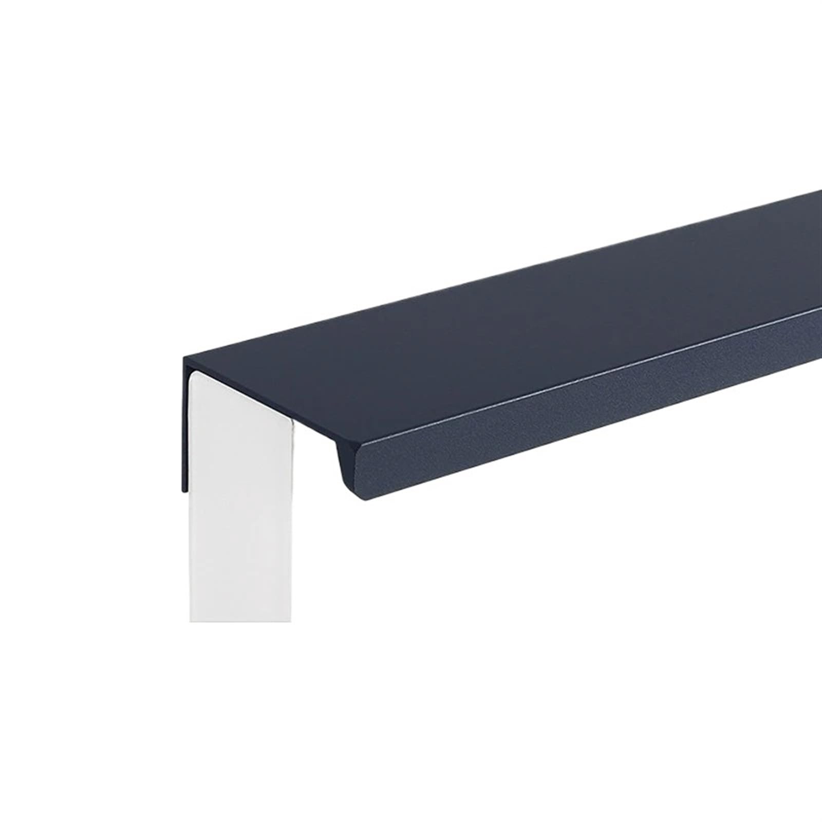 Evwgnpqrv Dark Blue Square Concealed Drawer Handles, Concealed Kitchen Cupboard Handles Aluminum Alloy Arc Multicolor 64-1200Mm(,600Mm)