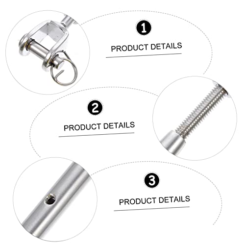 VILLCASE 1Pc Parafusos De Esticador Fechados Fio Marinho Corda De Fio De Aço Inoxidável Parafusos De