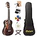 Paisen 23 pulgadas Ukelele Hawaiano de madera palosanto profesional con afinador cejilla Correa ukeleles Funda de transporte Aquila cuerda de ukeleles púa enviar un conjunto completo de accesorios