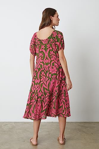 Velvet by Graham & Spencer Women's Madilyn Henna Cotton Gauze Dress4