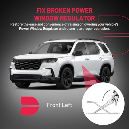 Image of BDFHYK 741-950 Power Window Regulator with Motor Front Left for 1997 1998 1999 2000 2001 Honda CR-V 97 98 99 00 01