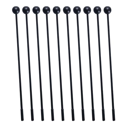 UUYYEO 10 Pcs 28cm Small Mallet Drum Sticks Large Hand Percussion Mallets Sound Percussion Drum Sticks Long Drum Mallets Sets Hard Plastic Drum Sticks for Kids Adults