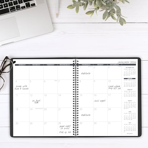 Image of AT-A-GLANCE 2026 Planner, Monthly, 15-Month, 9 inch x 11 inch, Large, Black (702600526)