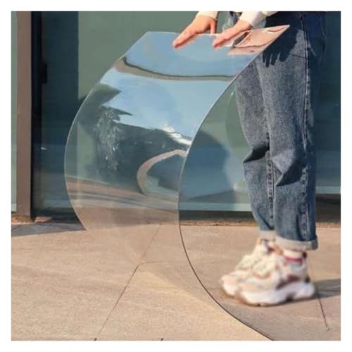 Planchas Transparentes Tejados Policarbonato, Policarbonato Placas Transparente Resistentes Intemperie Fáciles Cortar para Patios, Balcones, Marquesinas(1.5x20m/5.1x65.6ft)