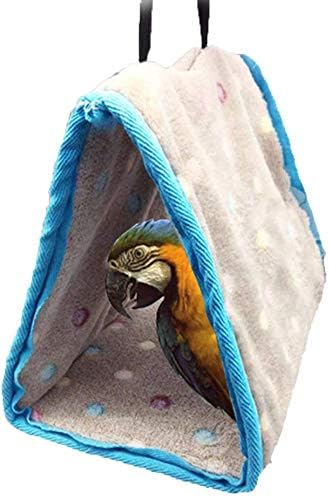 SONYANG Winter Warm Bird Nest House Perch for Parrot Macaw African Grey Amazon Eclectus Parakeet Cockatiel Cockatoo Conure Lovebird…