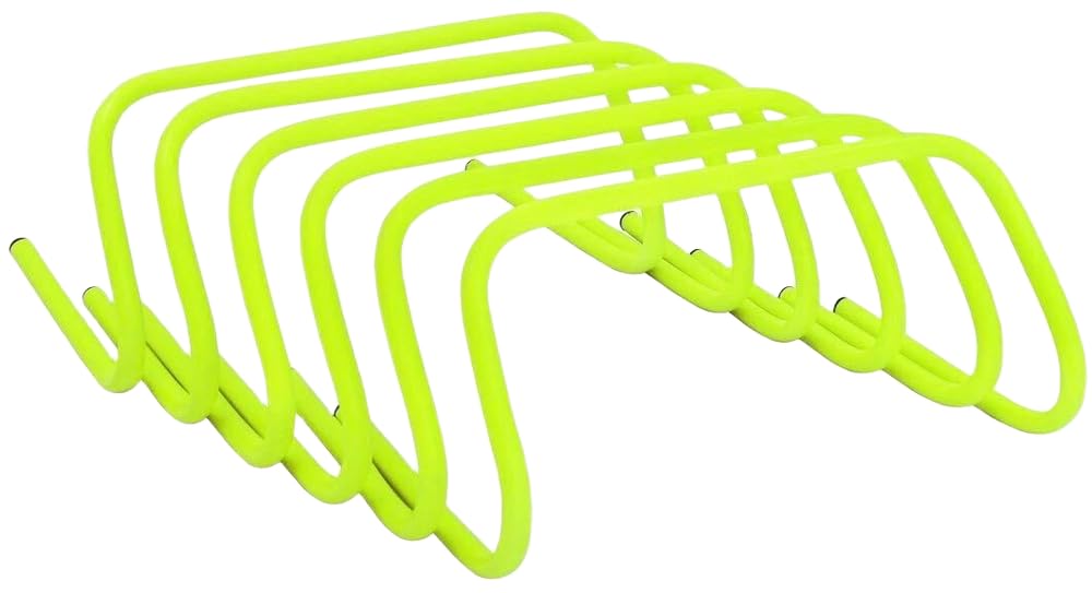 HACKERX Agility Hurdles for Sports Training, 9 inches, Pack of 6 Plastic Speed Hurdles (for Adults, Children Pack of 6)-image-7