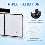 Hedday 8 Cartouche Filtre Packs Compatible avec Top Fin EF-S Élément 8 Packs Filtre Aquarium pour BF5 BETTAFLO,EF-S Cartouches de filtre compatibles avec le réservoir de poisson de la Fin supérieure