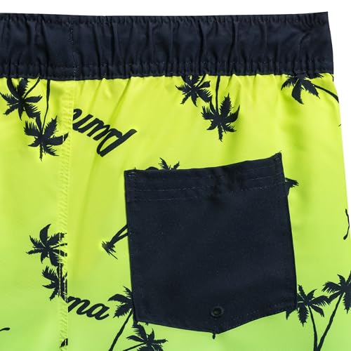 Image of Puma Boys' Fashion Swim Trunks, Water Repellant, Elastic Waistband with Drawcord