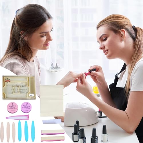 Pulidor de esmalte de uñas para manicura en casa con herramienta de placas 2