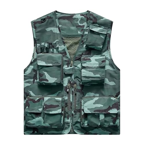 Gilet de pêche multi-sac sans manche pour ranger tout son matériel