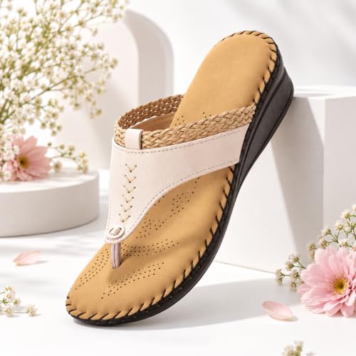 Image of SELBRO Doctor-Plus Diabetic & Orthopedic Slippers for Women with Super Extra Soft Padding C1