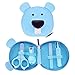 Eggsnow Baby Manicure Set(4 Pieces), Newborn Grooming kit Infant Nail Clippers Set include 2 Safety Scissors ,Nail Clipper,Nail File with Cute Carrying bag-Pink