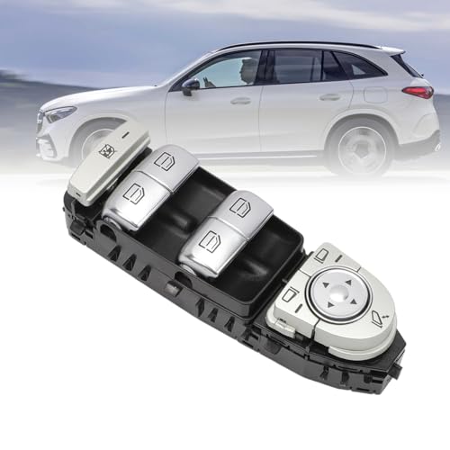 Anlseiod Interrupteur Leve Vitre W205 Interrupteur Fenêtre Electrique pour Mercedes Classe C W205 GLC S205 A205 C205 Commande Vitre Bouton Fenetre côté...