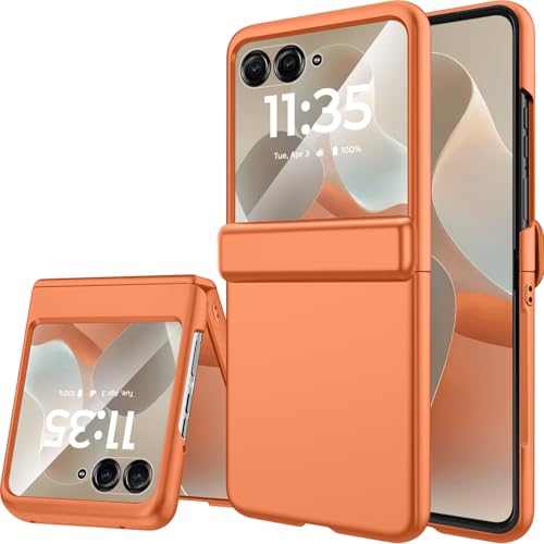 Coque Motorola Razr 2025 antichoc intégrale orange Moto Razr 60