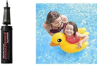 مجموعة منفاخ هواء يدوي 69613 من انتيكس + عوامة سباحة قابلة للنفخ على شكل حيوانات من انتيكس، بالوان متنوعة وموديلات /قد يختلف اللون والموديل، 59220ep