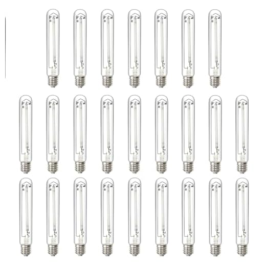 Lucius Packung mit 25 Natriumlampen, 600 W, HPS – Indoor-Anbau – Wachstum und Blüte – maximale Produktion von Früchten und Blumen – E40