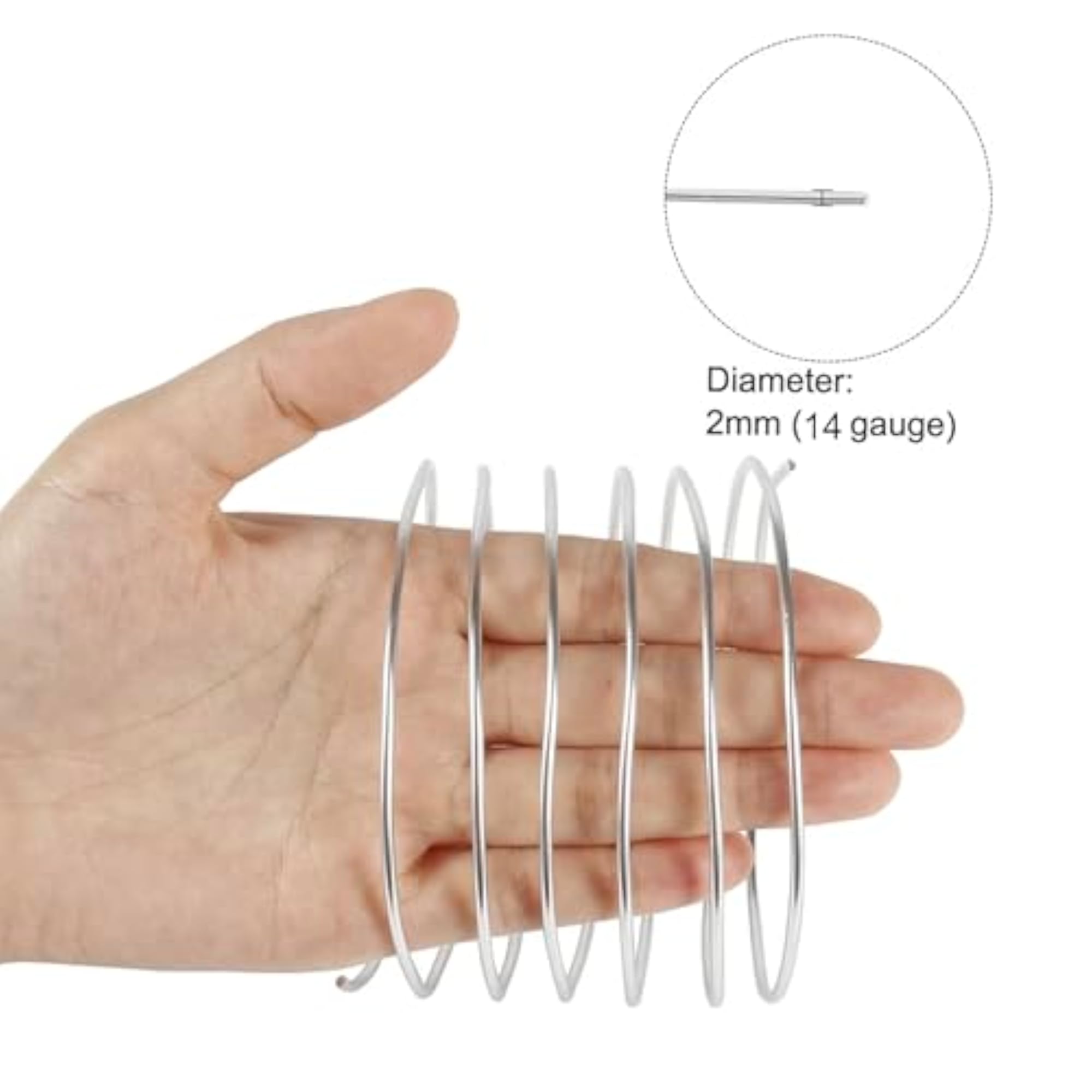 Aluminium Craft Wire, 16 Gauge, 10 Meters