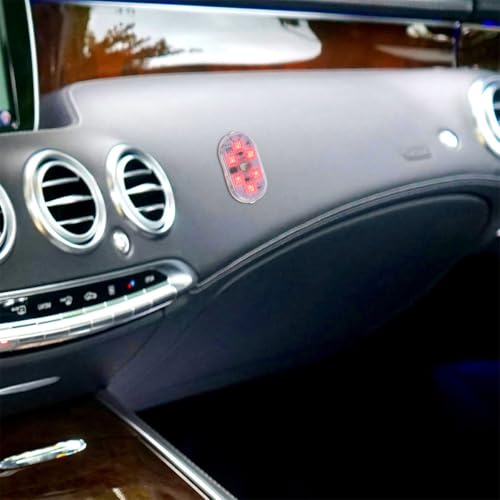 Luces LED para coche con sensor táctil y carga USB POPETPOP 2 pares 4