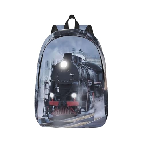 Sac à dos d'infirmière ordinateur portable femme voyage décontracté adulte motif train