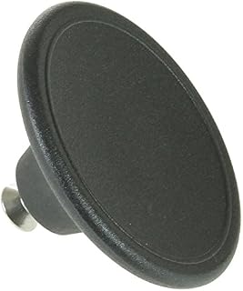 SPARES2GO 4.5cm Small Handle Lid Knob for Le Creuset Casserole Pot/Dish/Saucepan (Black)