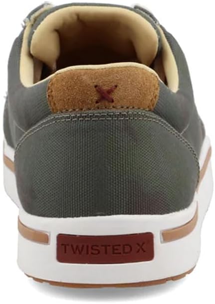 Twisted X Men's Kicks, Moc Toe, Green Camo, 11 M