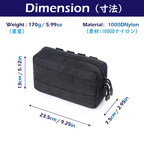 TRIWONDER MOLLE ポーチ サバゲーポーチ タクティカル ミリ